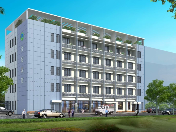 西麗執(zhí)法大隊辦公大樓建設(shè)項目進行中